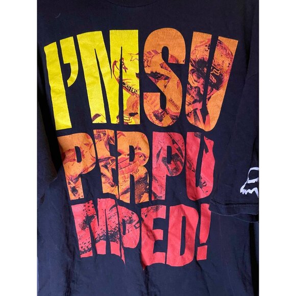 Fox Racing T-Shirt Motorcross I'm Super Pumped! Black Mens 2XL Tee - Picture 2 of 6
